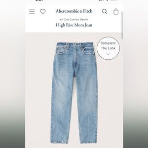 Abercrombie & Fitch | The Mom High Rise | Medium Wash